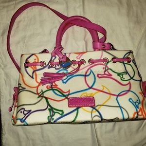DOONEY & BOURKE novelty multicolor duck satchel